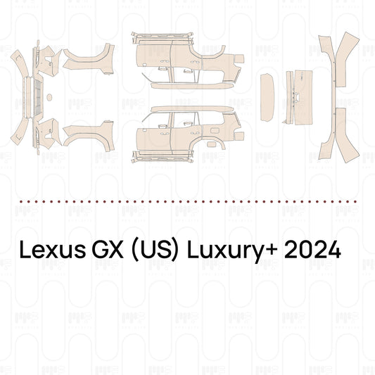 Voorgesneden PPF Lexus GX (US) Luxury+ 2024