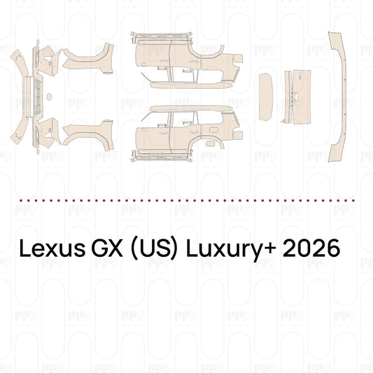 Voorgesneden PPF Lexus GX (US) Luxury+ 2026