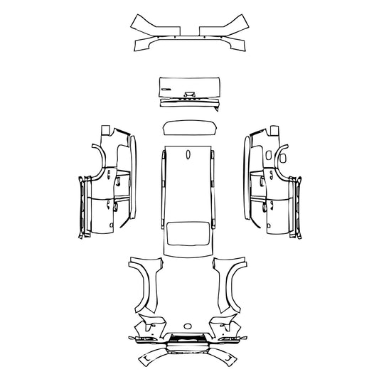 Pre-Cut PPF Lexus GX (US) Premium+ 2024 - PPF-Kits
