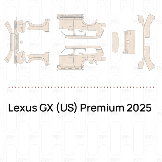 Voorgesneden PPF Lexus GX (US) Premium 2025