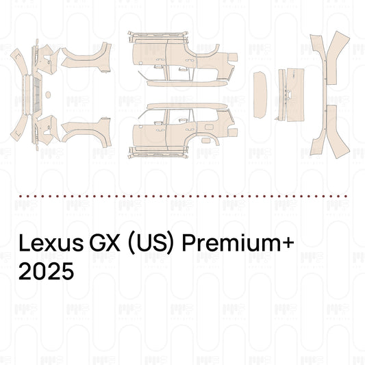 Voorgesneden PPF Lexus GX (US) Premium+ 2025