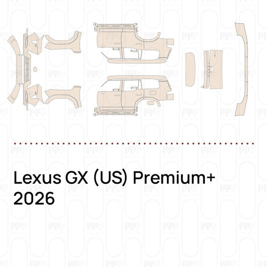 Voorgesneden PPF Lexus GX (US) Premium+ 2026