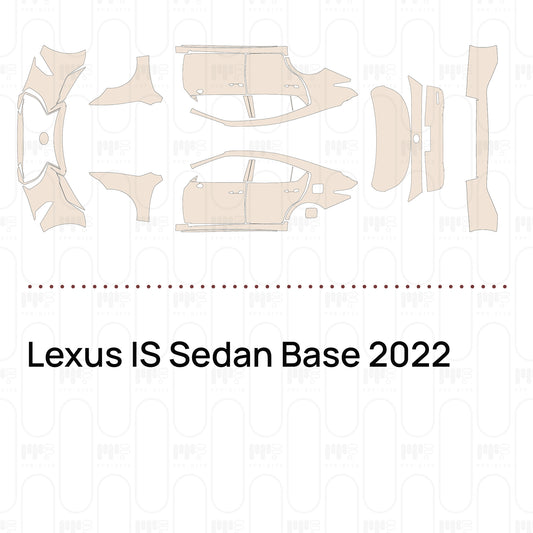 Voorgesneden PPF Lexus IS Sedan Base 2022