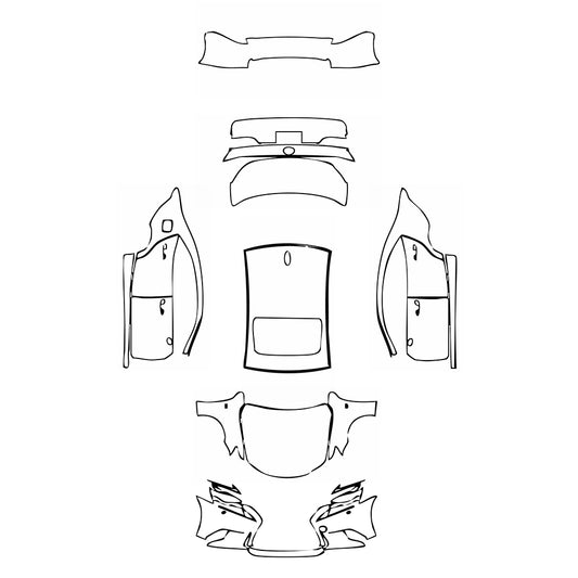 Pre-Cut PPF Lexus IS Sedan F-Sport 2013 - PPF-Kits