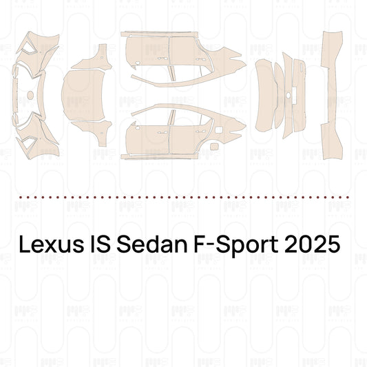 Voorgesneden PPF Lexus IS Sedan F-Sport 2025