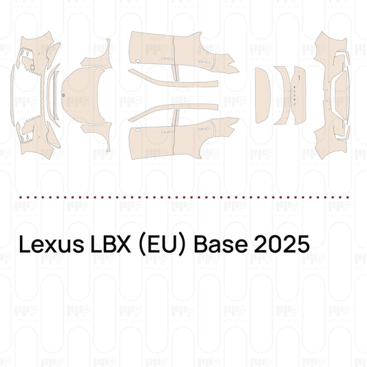Voorgesneden PPF Lexus LBX (EU) Base 2025