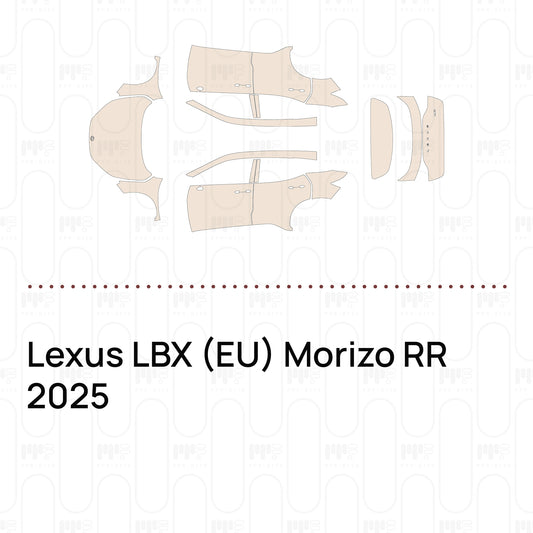 Voorgesneden PPF Lexus LBX (EU) Morizo RR 2025