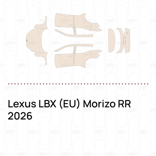 Voorgesneden PPF Lexus LBX (EU) Morizo RR 2026