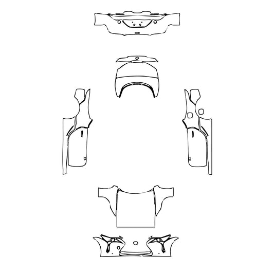 Pre-Cut PPF Lexus LC Convertible 2023 - PPF-Kits