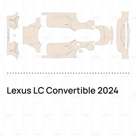 Voorgesneden PPF Lexus LC Convertible 2024