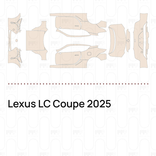 Voorgesneden PPF Lexus LC Coupe 2025