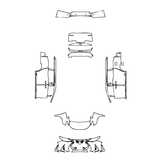 Pre-Cut PPF Lexus LM 2020 - PPF-Kits