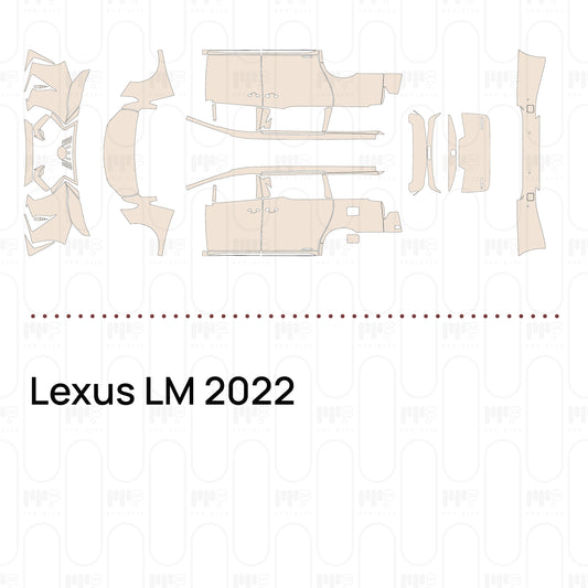 Voorgesneden PPF Lexus LM 2022