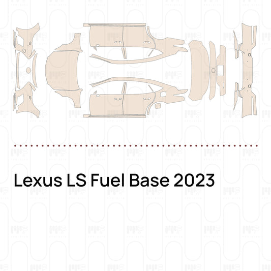 Voorgesneden PPF Lexus LS Fuel Base 2023