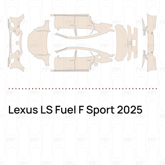 Voorgesneden PPF Lexus LS Fuel F Sport 2025