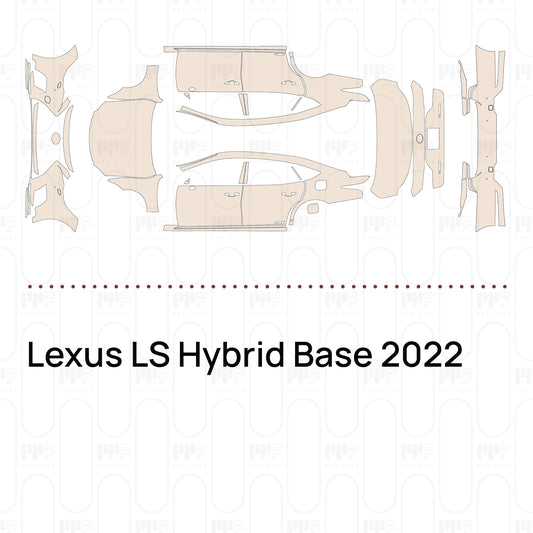 Voorgesneden PPF Lexus LS Hybrid Base 2022