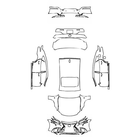 Pre-Cut PPF Lexus LS Hybrid F Sport 2018 - PPF-Kits