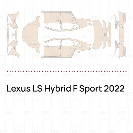 Voorgesneden PPF Lexus LS Hybrid F Sport 2022
