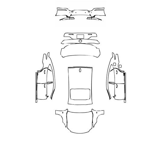 Pre-Cut PPF Lexus LS Hybrid F Sport 2023 - PPF-Kits