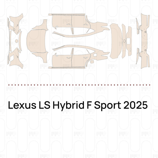Voorgesneden PPF Lexus LS Hybrid F Sport 2025