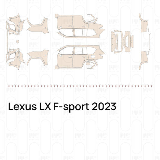 Voorgesneden PPF Lexus LX F-sport 2023