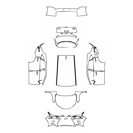 Pre-Cut PPF Lexus NX Base 2021 - PPF-Kits