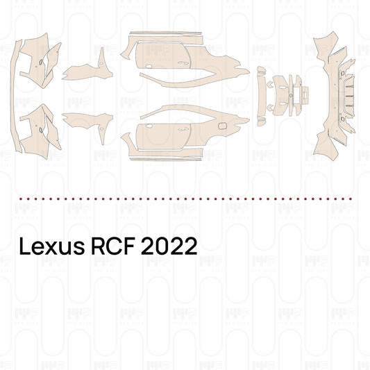 Voorgesneden PPF Lexus RCF 2022