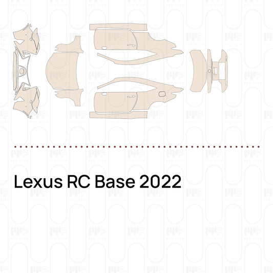 Voorgesneden PPF Lexus RC Base 2022