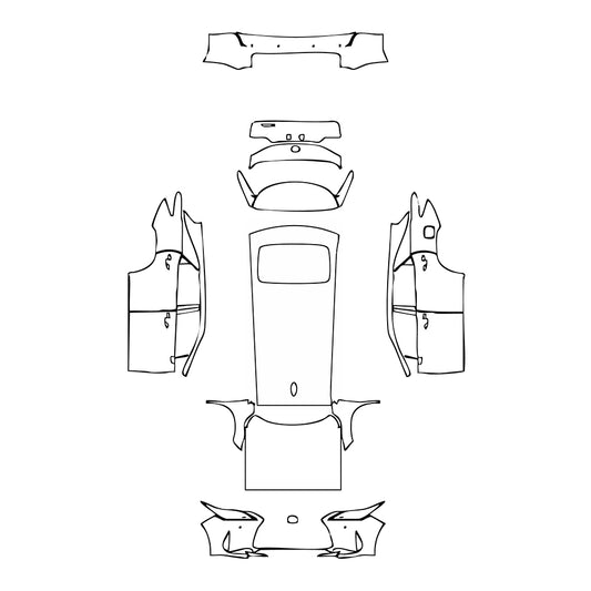 Pre-Cut PPF Lexus RX RX L (EWB) Base 2020 - PPF-Kits