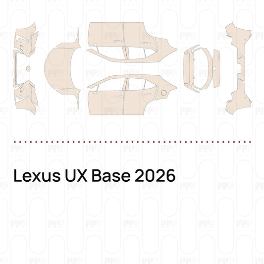 Voorgesneden PPF Lexus UX Base 2026