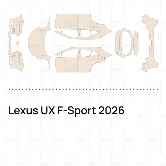 Voorgesneden PPF Lexus UX F-Sport 2026