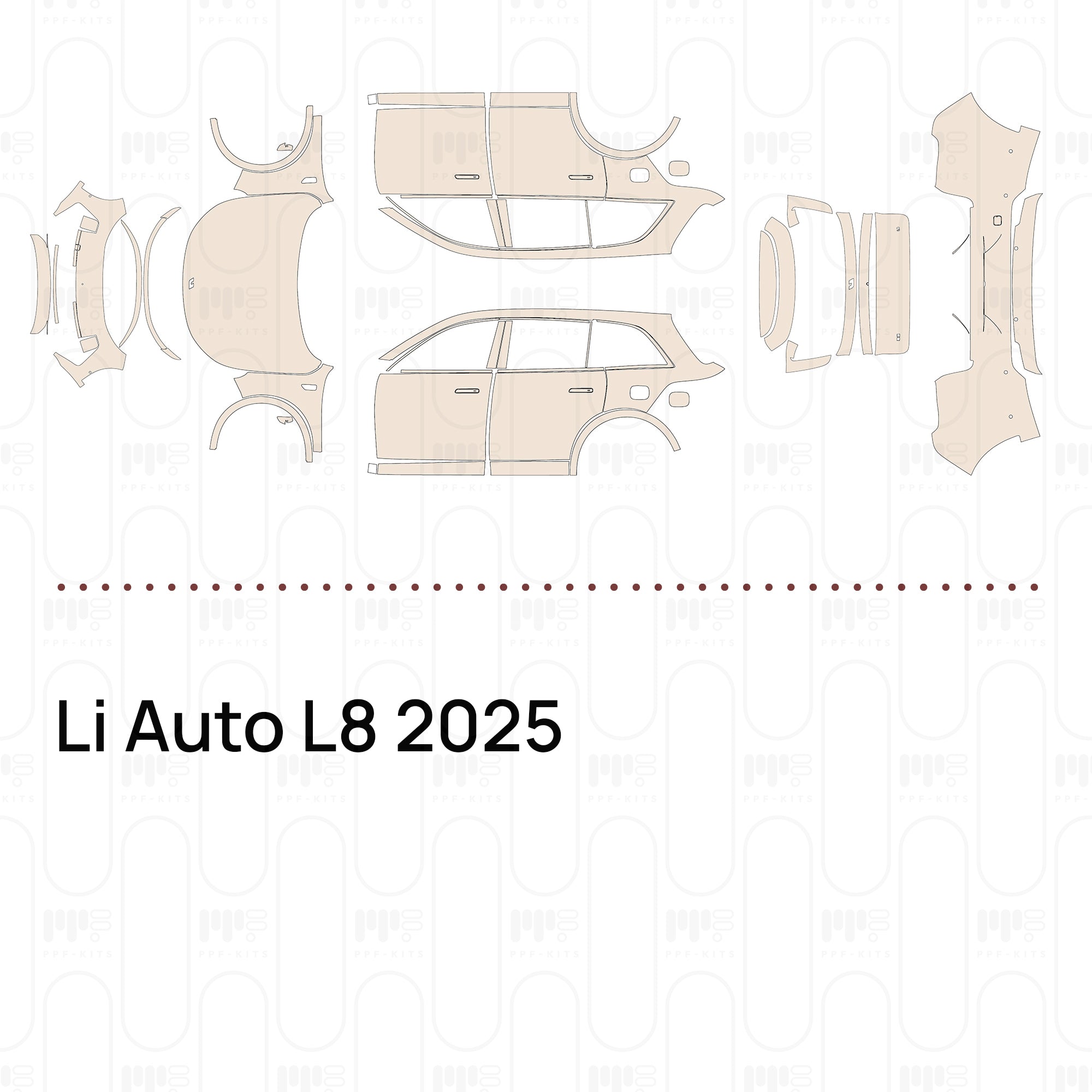 Pre Cut Ppf Volkswagen Tiguan L 2019