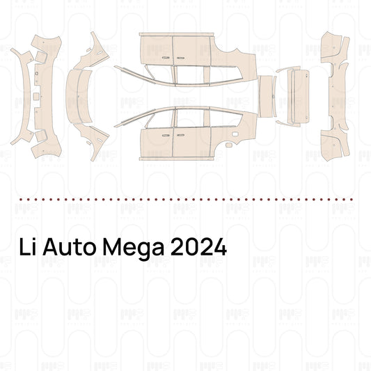 Li Auto Mega 2024 – Voorgesneden PPF-lakbeschermingsfolie