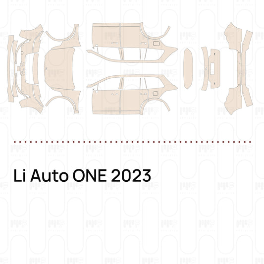 Li Auto ONE 2023 – Voorgesneden PPF-lakbeschermingsfolie