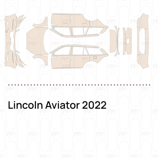 Voorgesneden PPF Lincoln Aviator 2022