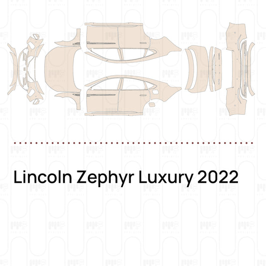 Voorgesneden PPF Lincoln Zephyr Luxury 2022