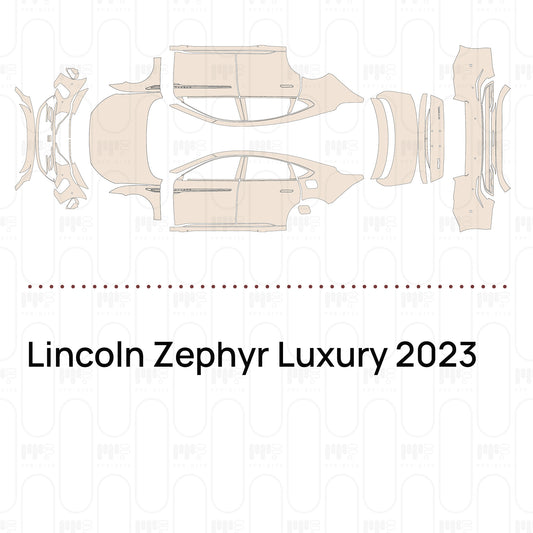 Voorgesneden PPF Lincoln Zephyr Luxury 2023