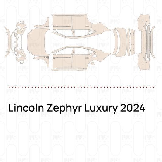 Voorgesneden PPF Lincoln Zephyr Luxury 2024