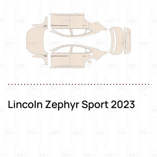 Voorgesneden PPF Lincoln Zephyr Sport 2023