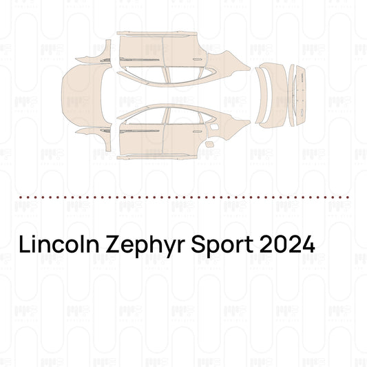 Voorgesneden PPF Lincoln Zephyr Sport 2024
