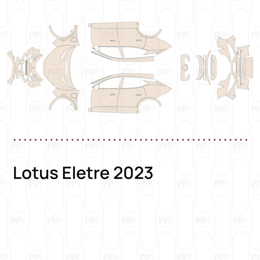Voorgesneden PPF Lotus Eletre 2023