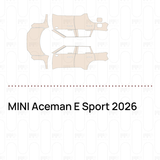 Voorgesneden PPF MINI Aceman E Sport 2026