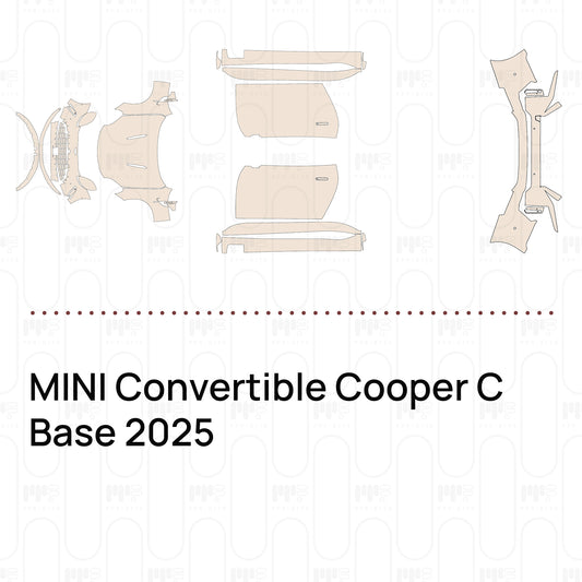 Voorgesneden PPF MINI Convertible Cooper C Base 2025