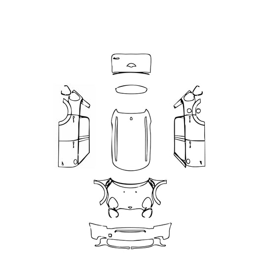 Pre-Cut PPF MINI MINI Countryman Cooper S All4 2012 - PPF-Kits