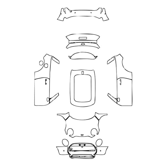 Pre-Cut PPF MINI MINI Hardtop 2 Door Cooper C Base 2024 - PPF-Kits