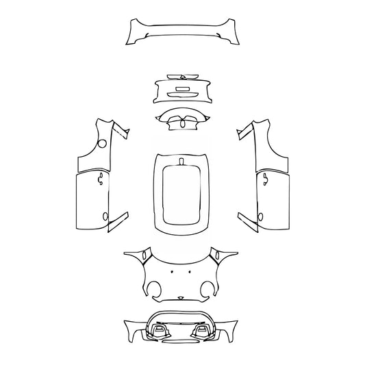 Pre-Cut PPF MINI MINI Hardtop 2 Door Cooper Sport 2021 - PPF-Kits