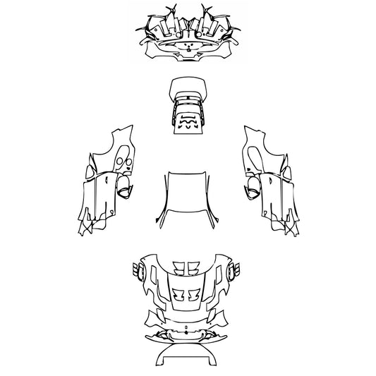 Pre-Cut PPF Maserati GT2 Stradale 2025 - PPF-Kits
