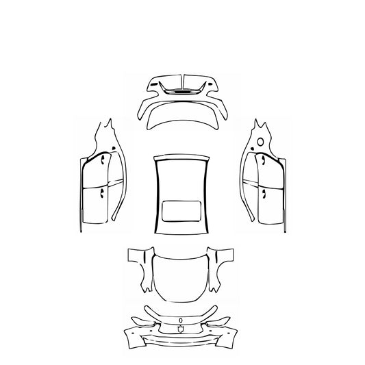 Pre-Cut PPF Maserati Ghibli Ghibli S Q4 Base 2018 - PPF-Kits