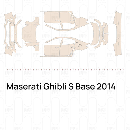 Voorgesneden PPF Maserati Ghibli S Base 2014