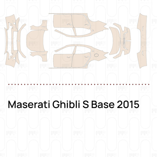 Voorgesneden PPF Maserati Ghibli S Base 2015